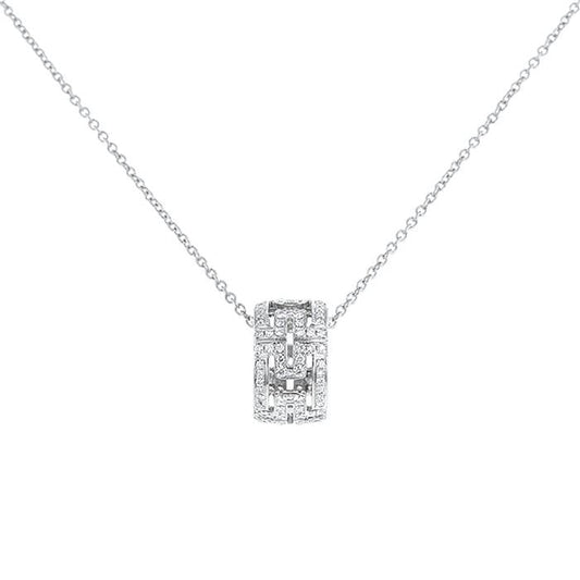 [LUXORA]HALSKETTE PARENTESI SILBER DIAMANT