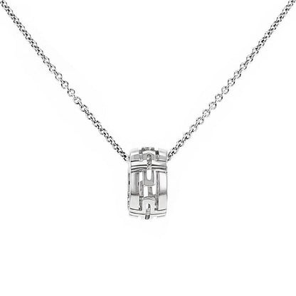 [LUXORA]PARENTESI NECKLACE SILVER
