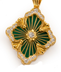 [LUXORA] B.C.L BIG SIZE  ENAMEL NECKLACE（Various colors）