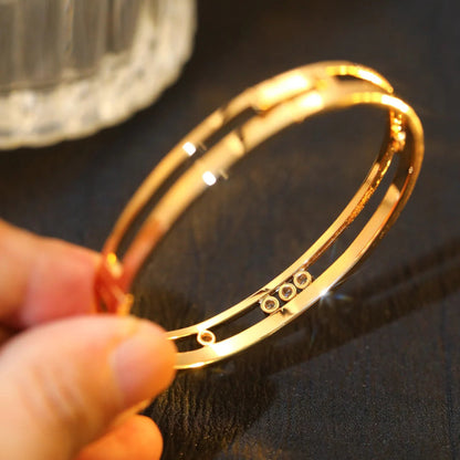 [LUXORA]Move Romane Diamond Bangle Bracelet