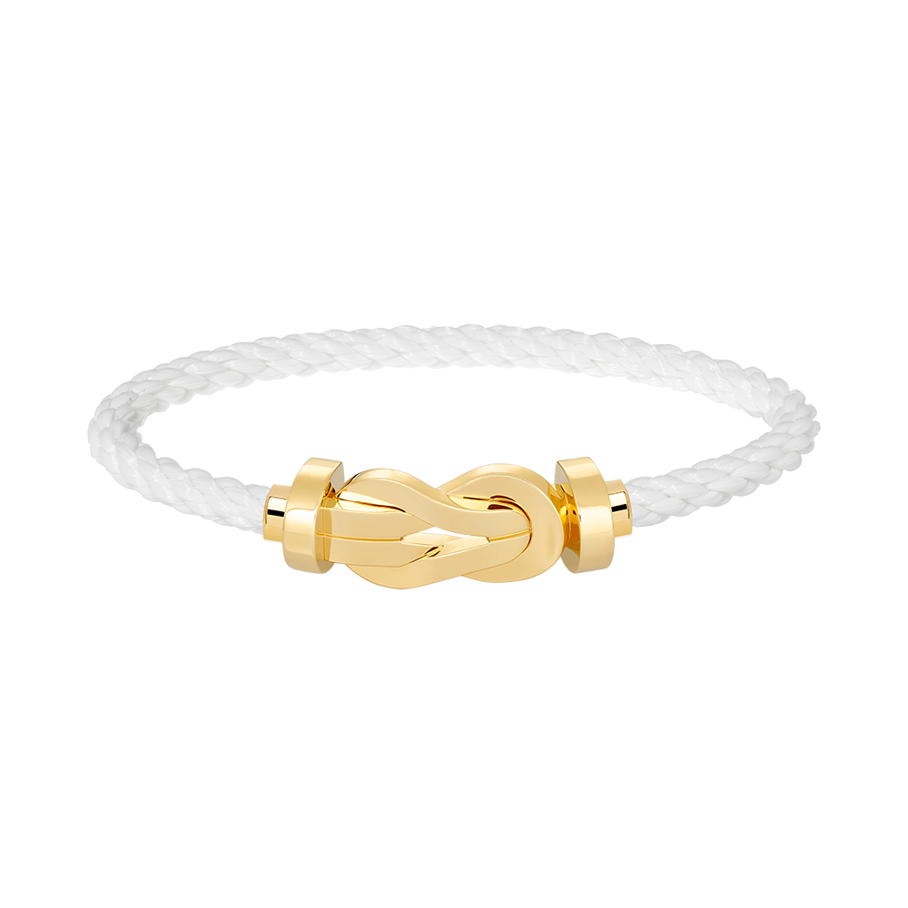 [LUXORA]CHANCE LARGE 8 FIGURE BUCKLE NO DIAMOND BRACELET GOLD