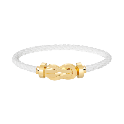 [LUXORA]CHANCE LARGE 8 FIGURE BUCKLE NO DIAMOND BRACELET GOLD