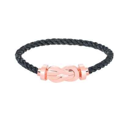 [LUXORA]CHANCE LARGE 8 FIGURE BUCKLE NO DIAMOND BRACELET ROSE GOLD
