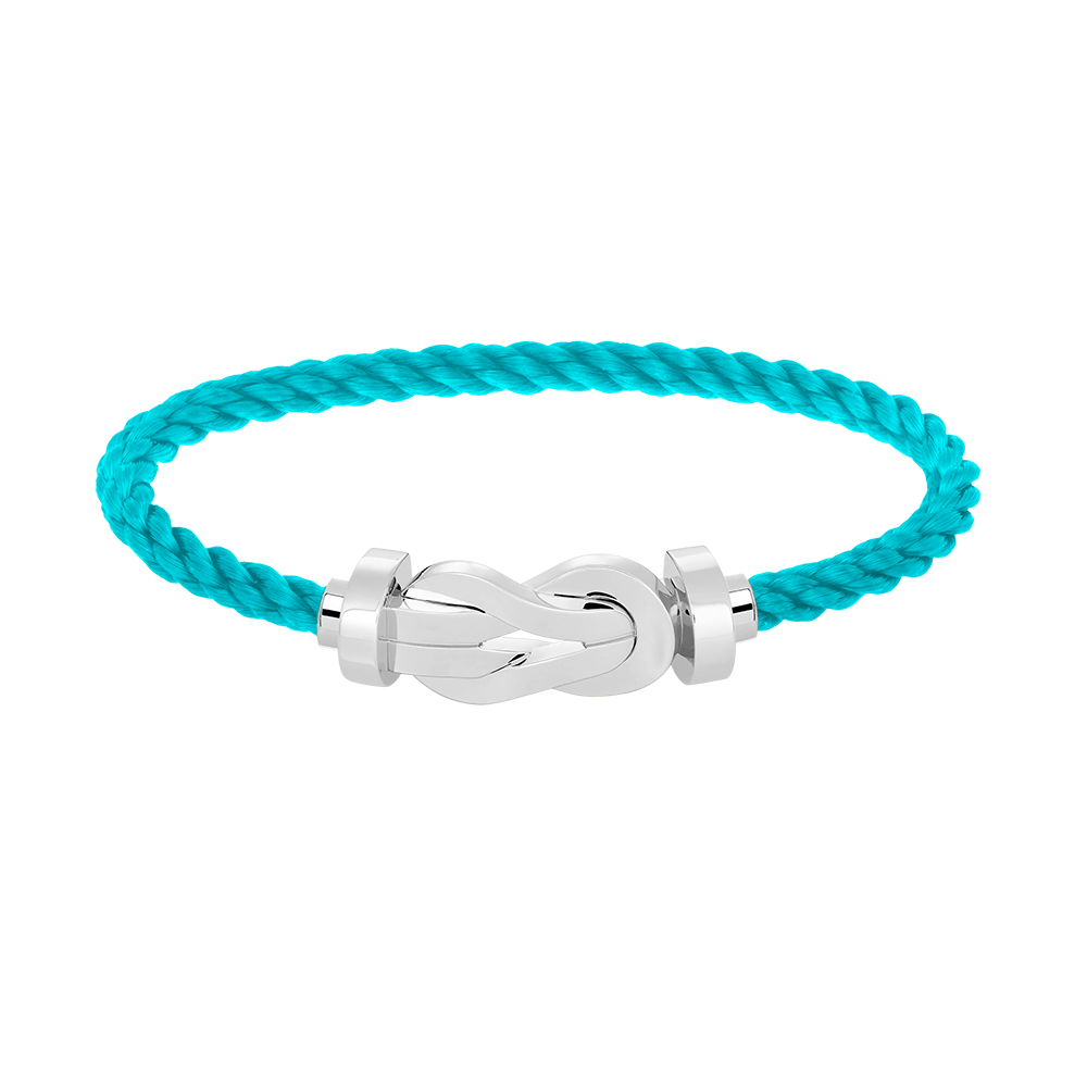 [LUXORA]CHANCE LARGE 8 FIGURE BUCKLE NO DIAMOND BRACELET SILVER