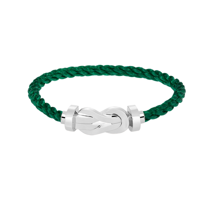 [LUXORA]CHANCE LARGE 8 FIGURE BUCKLE NO DIAMOND BRACELET SILVER