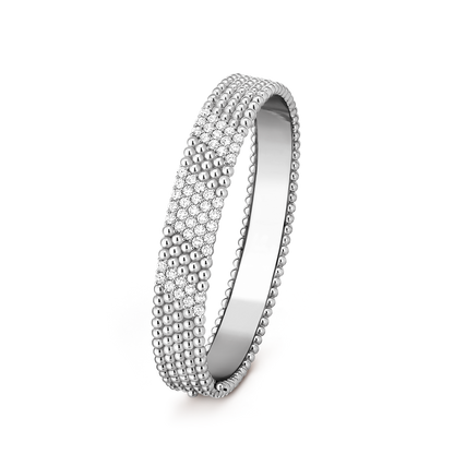 [LUXORA]  FIVE-ROW DIAMOND BRACELET