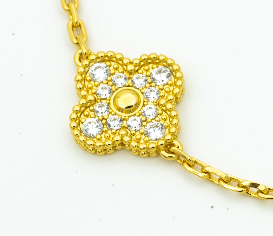 [LUXORA] CLOVER 5 MOTIF LASER BRACELET COLLECTION