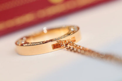 [LUXORA]LOVE NECKLACE ADJUSTABLE ROSE GOLD