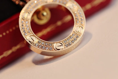 [LUXORA]LOVE NECKLACE ADJUSTABLE ROSE GOLD