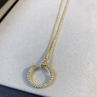 [LUXORA]JUSTE NECKLACE GOLD DIAMONDS