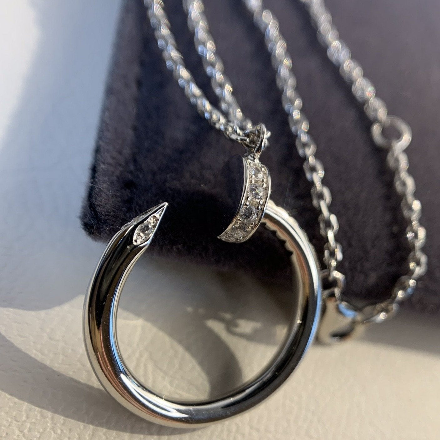 [LUXORA]JUSTE NECKLACE SILVER