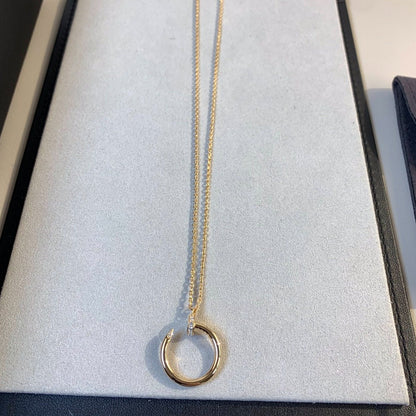 [LUXORA]JUSTE NECKLACE PINK GOLD