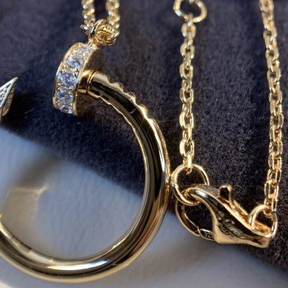 [LUXORA]JUSTE NECKLACE PINK GOLD