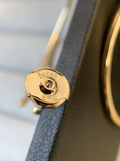 [LUXORA]JUSTE EARRINGS GOLD DIAMONDS 1.8MM