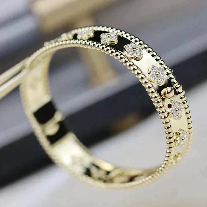 [LUXORA]CLOVER BRACELET 8MM DIAMONDS