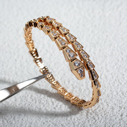 [LUXORA]SERPENTI BRACELET 6.8MM PINK GOLD DIAMOND