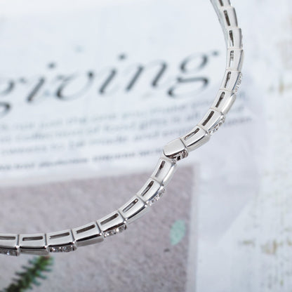 [LUXORA]SERPENTI BRACELET SILVER DIAMOND