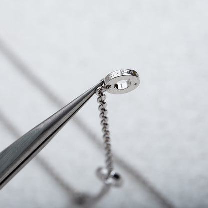 [LUXORA]PARENTESI NECKLACE SILVER