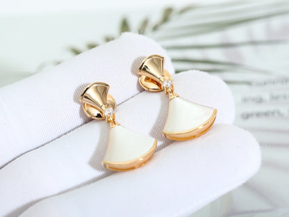 [LUXORA]DREAM MOP PINK GOLD EARRINGS