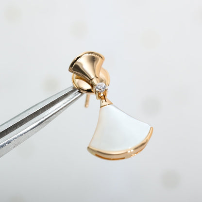 [LUXORA]DREAM MOP PINK GOLD EARRINGS