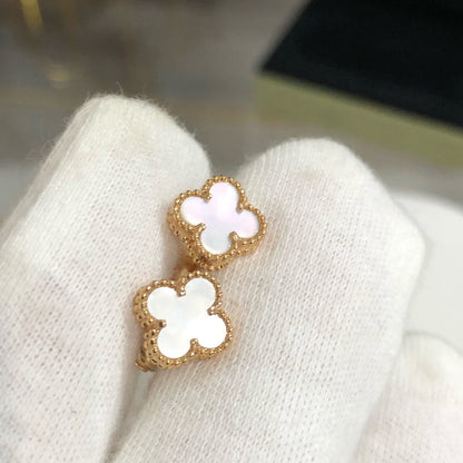 [LUXORA]CLOVER MINI GOLD EARRINGS