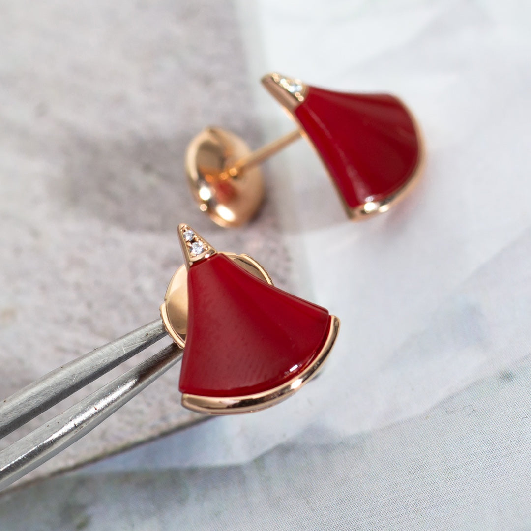 [LUXORA]DIVAS DREAM EARRINGS PINK GOLD
