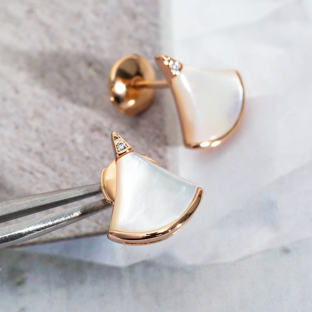 [LUXORA]DIVAS DREAM EARRINGS PINK GOLD