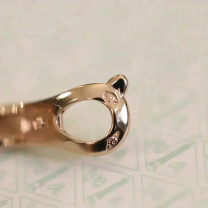 [LUXORA]CLOVER MEDIUM 1 MOTIFS FUll DIAMOND EARRINGS