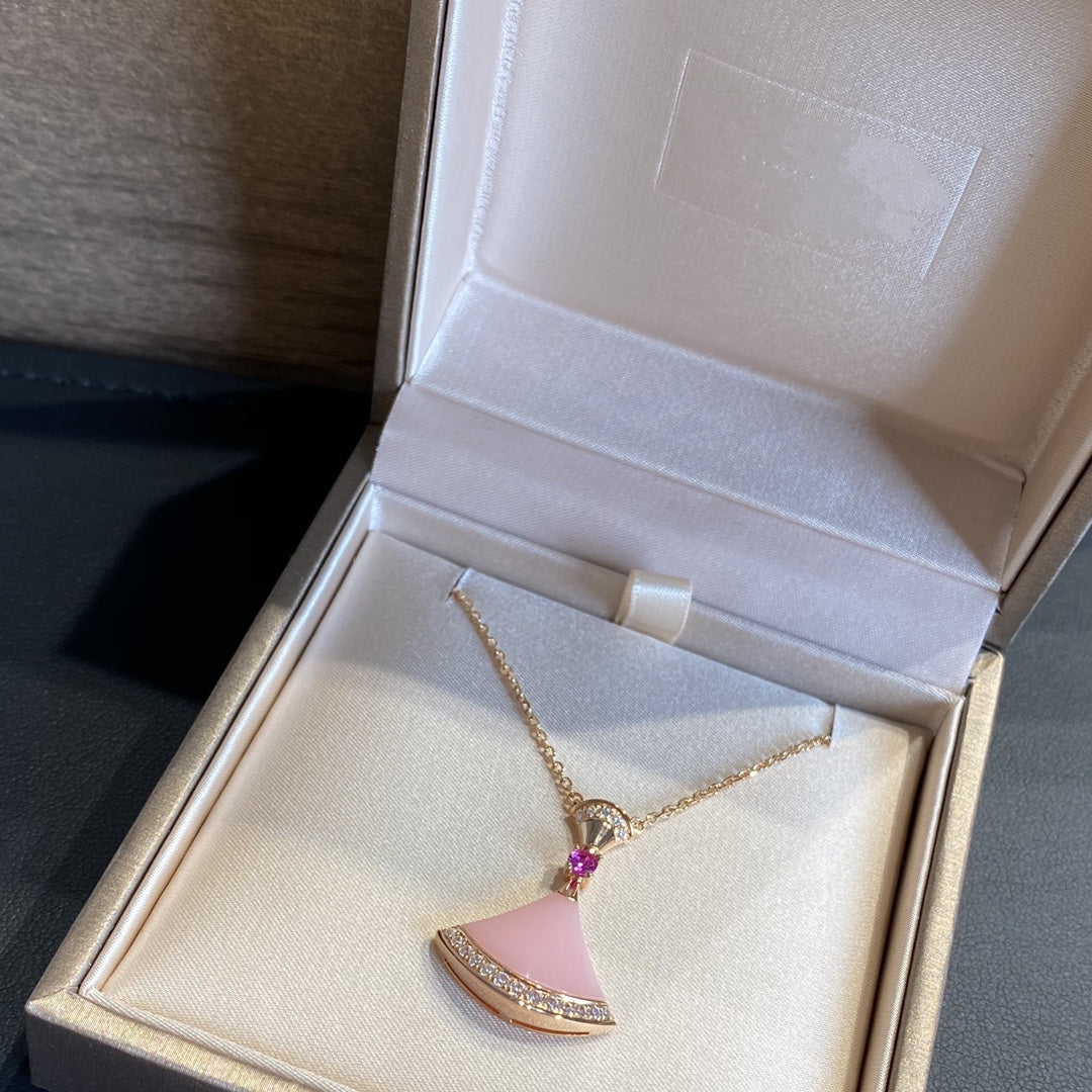 [LUXORA]DREAM NECKLACE PINK OPAL