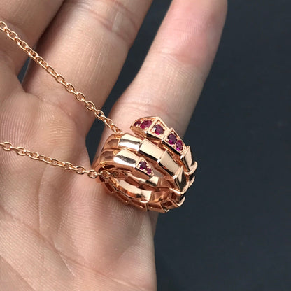 [LUXORA]SERPENTI PEDANT NECKLACE