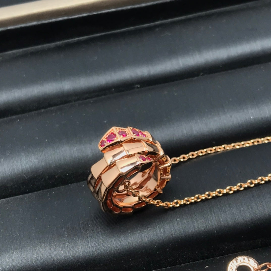 [LUXORA]SERPENTI PEDANT NECKLACE