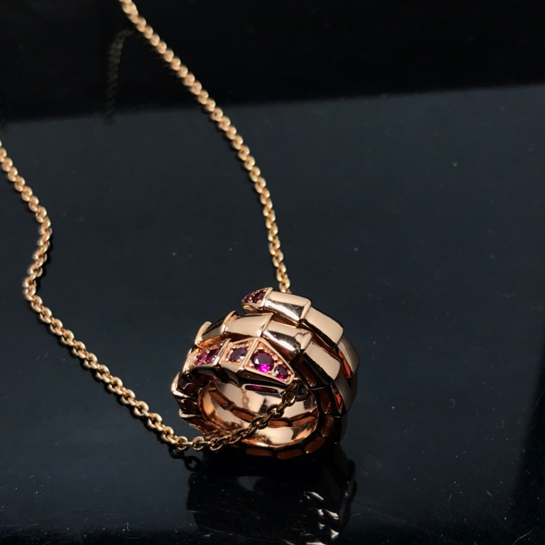 [LUXORA]SERPENTI PEDANT NECKLACE