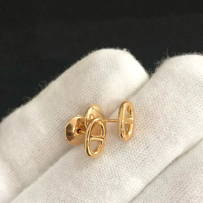 [LUXORA]CHAINE SMALL EARRINGS GOLD AND SILVER