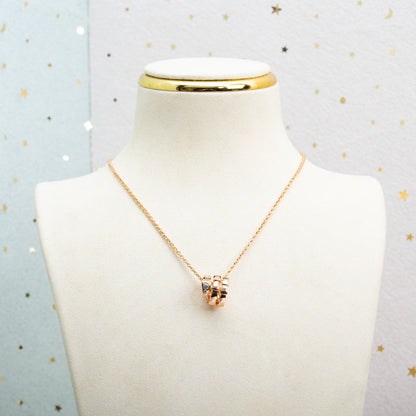 [LUXORA]SERPENTI PINK GOLD NECKLACE DIAMOND