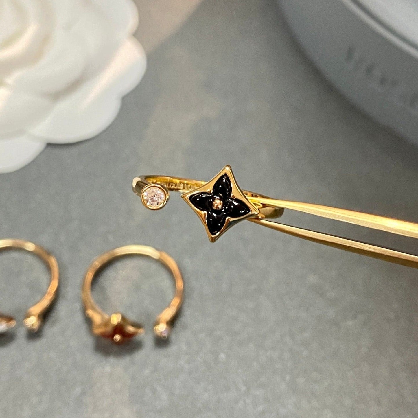 [LUXORA]STAR 1 DIAMOND OPEN RING