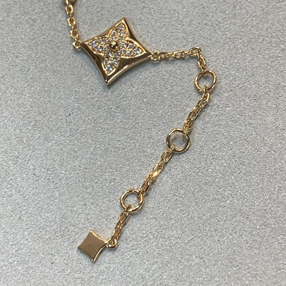 [LUXORA]STAR AND SUN 4 MOTIFS GOLD DIAMONDS BRACELET