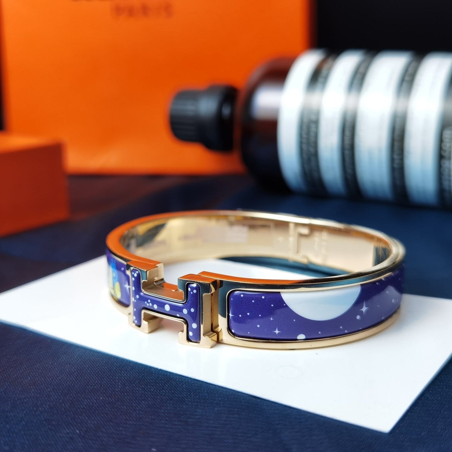 [LUXORA]H STAR AND MOON BRACELET 12MM