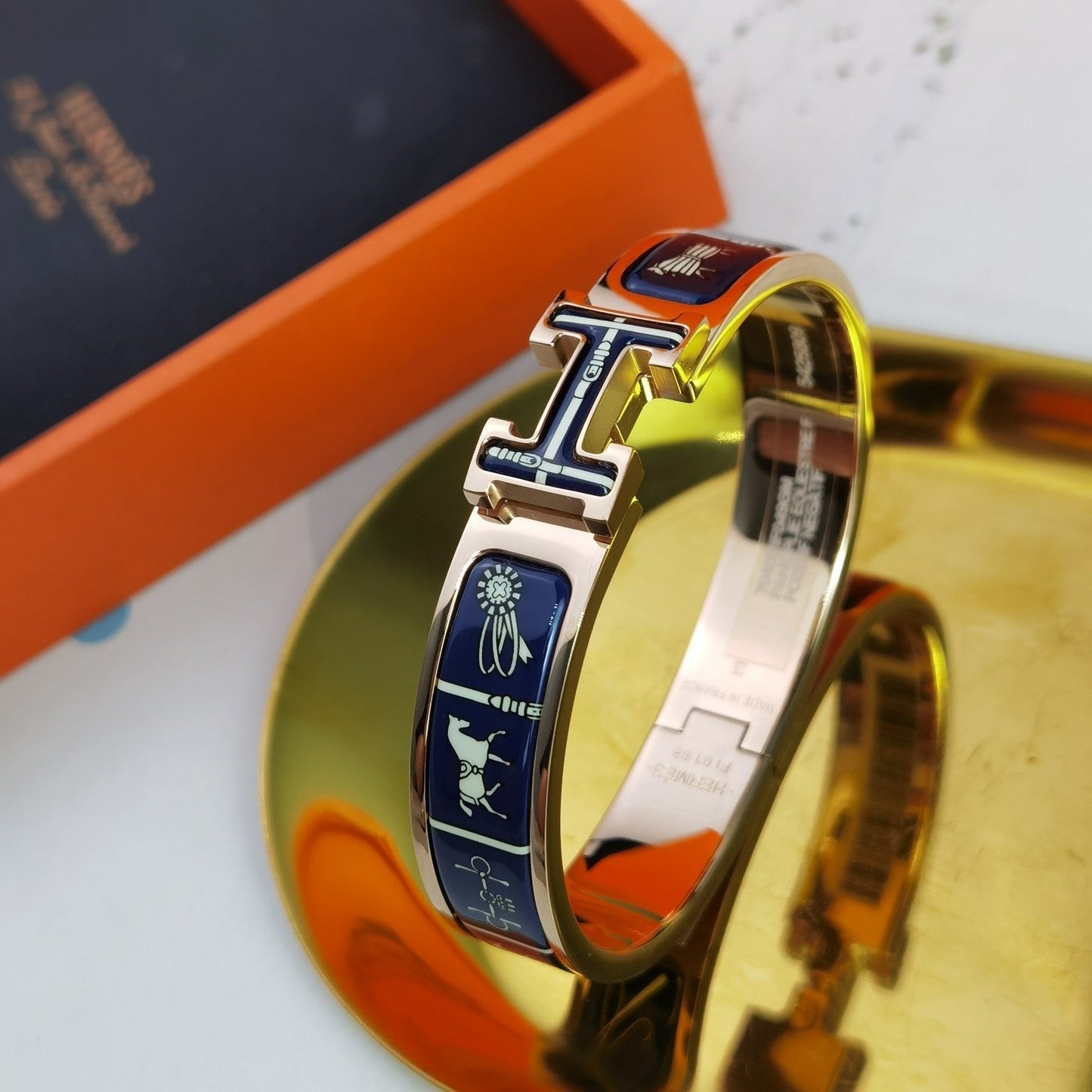 [LUXORA]H COUVERTURES DARK BLUE BRACELET