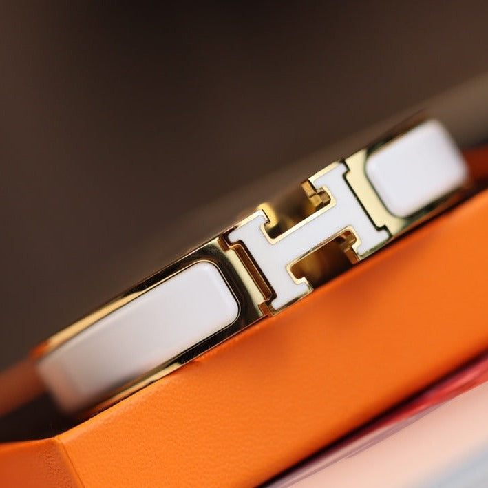 [LUXORA]H BRACELET 12MM GOLD