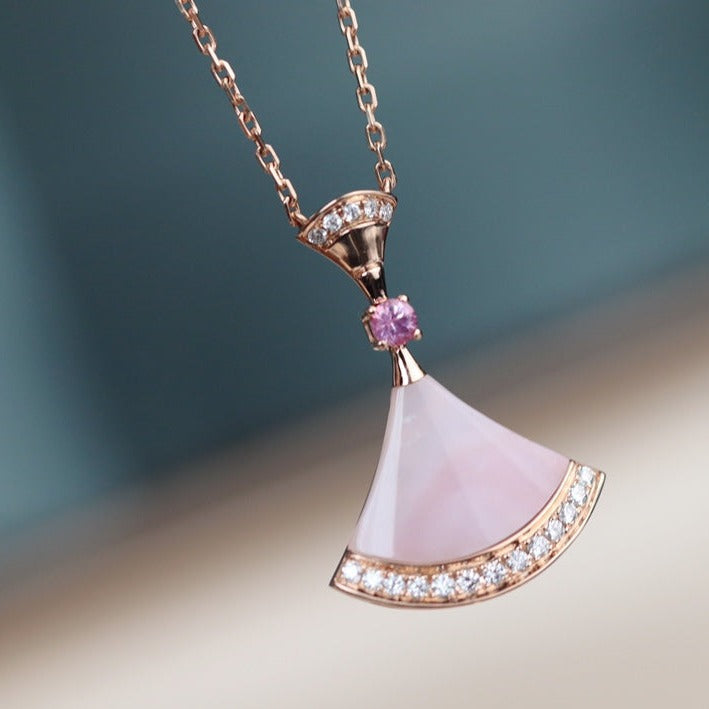 [LUXORA]DREAM NECKLACE PINK MOP DIAMOND