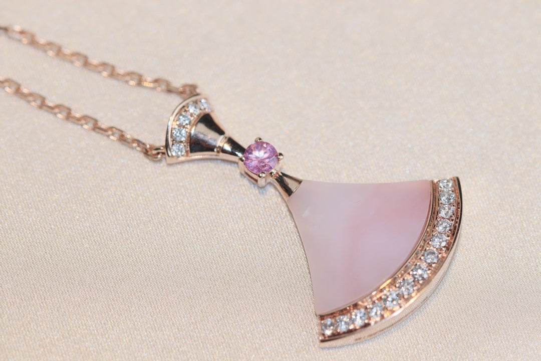 [LUXORA]DREAM NECKLACE PINK MOP DIAMOND
