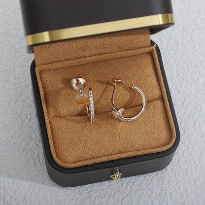 [LUXORA]JUSTE EARRINGS 12.75MM PINK GOLD DIAMOND