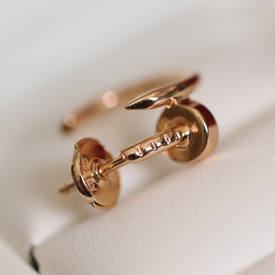 [LUXORA]JUSTE EARRINGS PINK GOLD