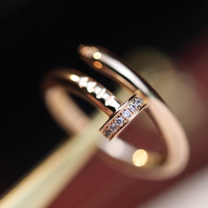 [LUXORA]JUSTE RING 2.65MM PINK GOLD DIAMOND