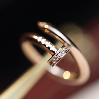 [LUXORA]JUSTE RING 2.65MM PINK GOLD DIAMOND