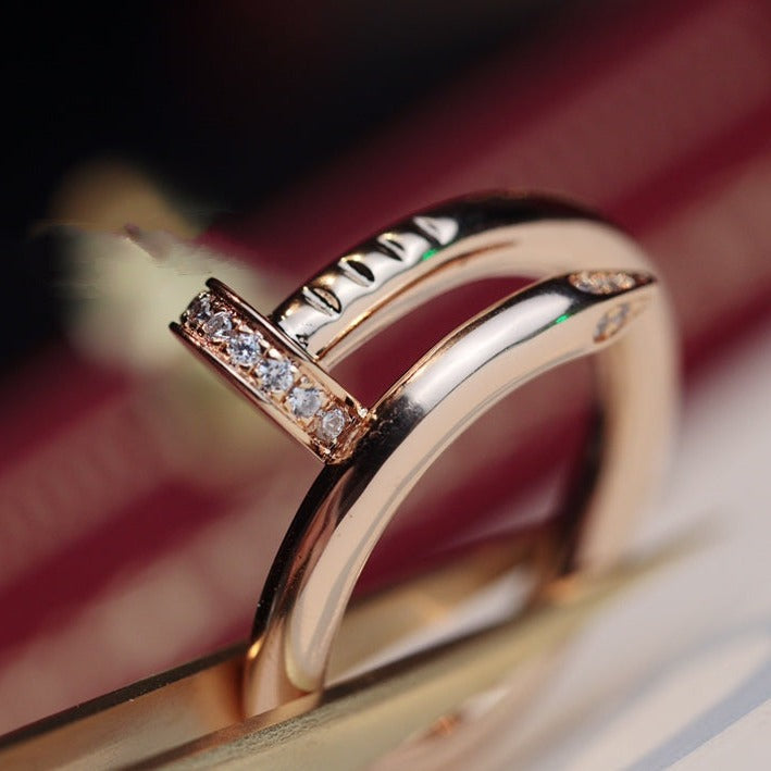 [LUXORA]JUSTE RING 2.65MM PINK GOLD DIAMOND