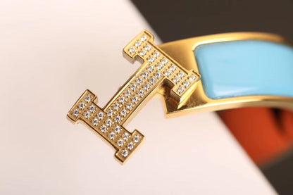 [LUXORA]H CLOUD BLUE BRACELET GOLD DIAMOND