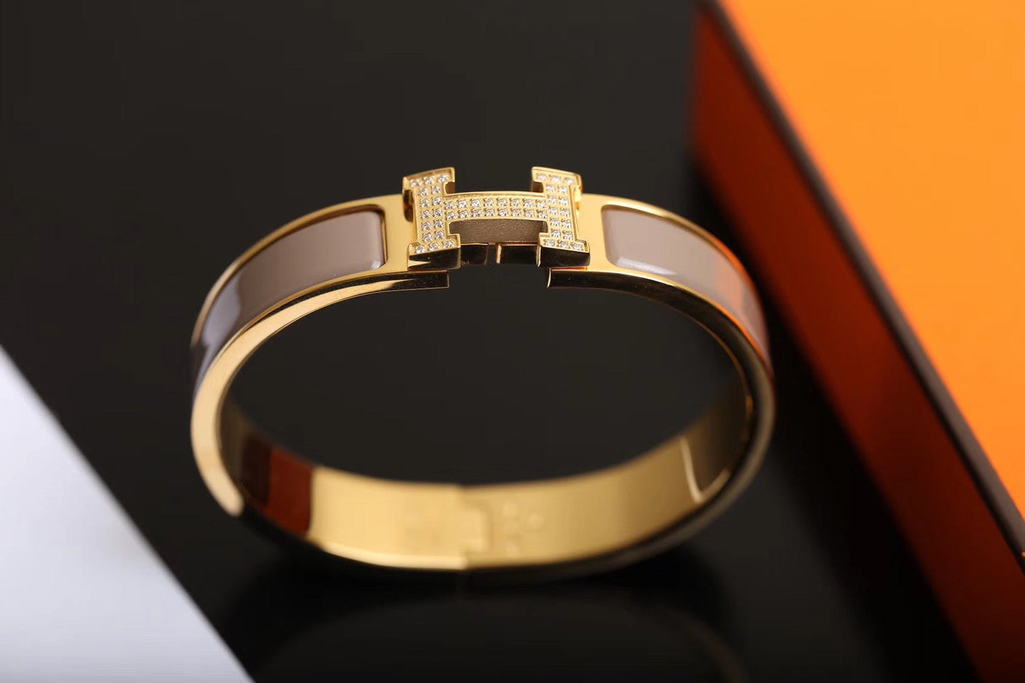 [LUXORA]H BRACELET GOLD DIAMOND
