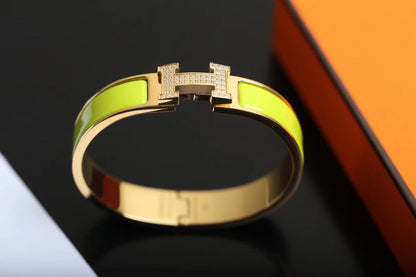 [LUXORA]H BRACELET GOLD DIAMOND