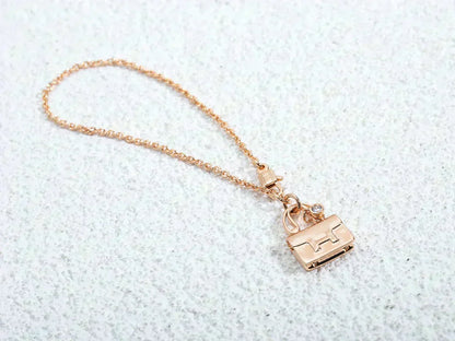 [LUXORA]AMULETTE PEDANT ROSE GOLD NECKLACE